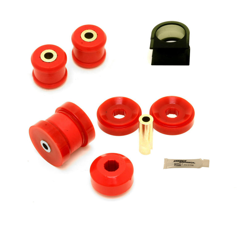 BMR 10-15 5th Gen Camaro Front Suspension Bushing Kit (BK008 BK018 BK019) - Black/Red BK022