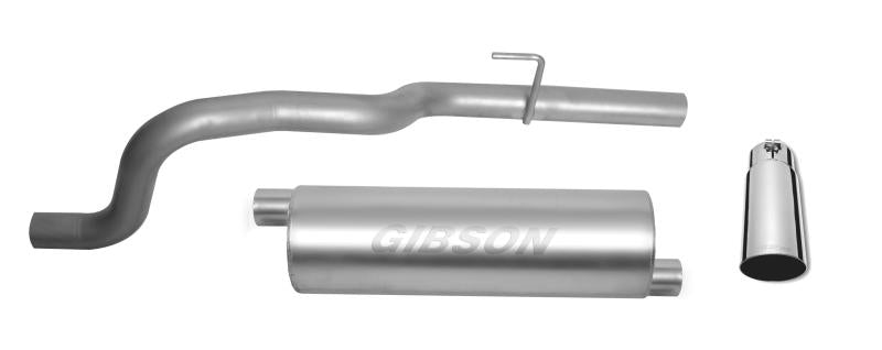 Gibson 02-04 Jeep Grand Cherokee Laredo 4.0L 2.5in Cat-Back Single Exhaust - Aluminized 17805 Main Image