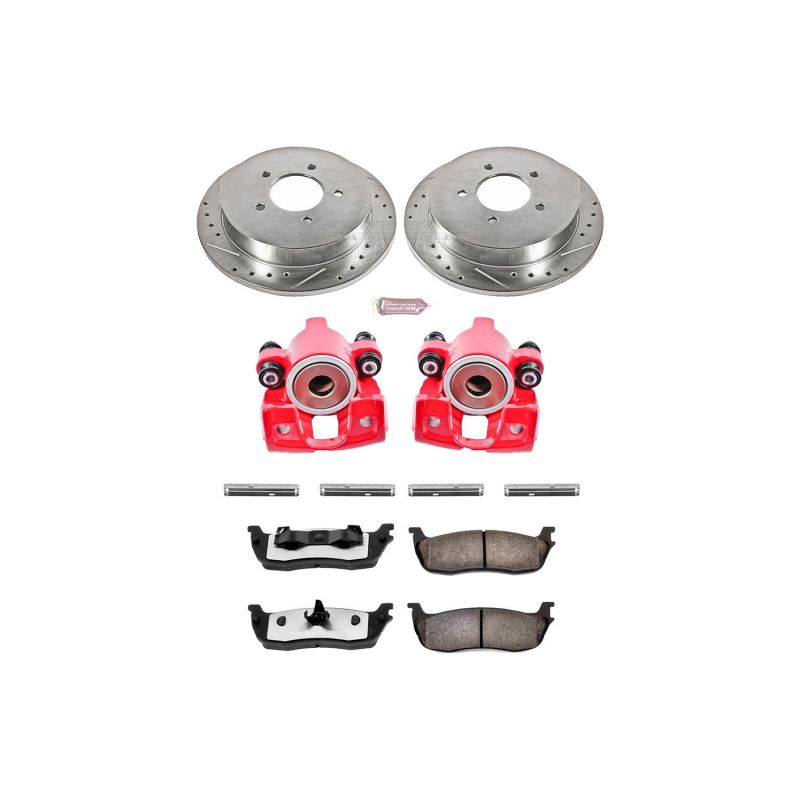 PowerStop PSB Z36 Truck & Tow Kit w/Cals Brakes, Rotors & Pads Brake Kits - Performance D&S main image