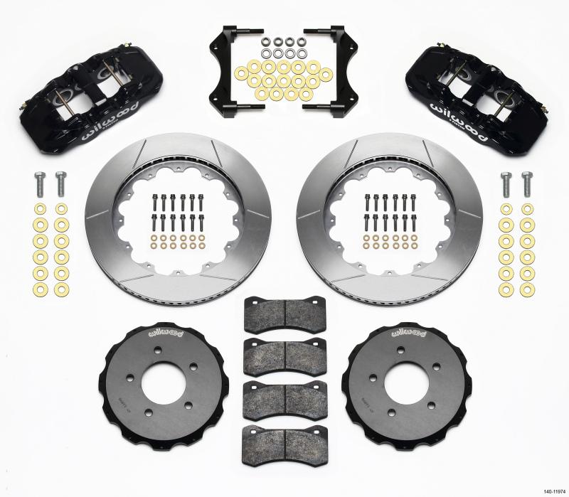 Wilwood AERO6 Front Hat Kit 14.00 99-06 BMW E46 140-11974 Main Image