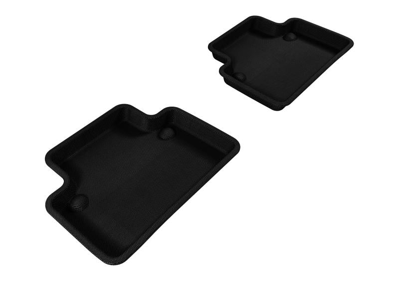 3D MAXpider 2004-2012 Volvo S40 Kagu 2nd Row Floormats - Black L1VV00321509 Main Image