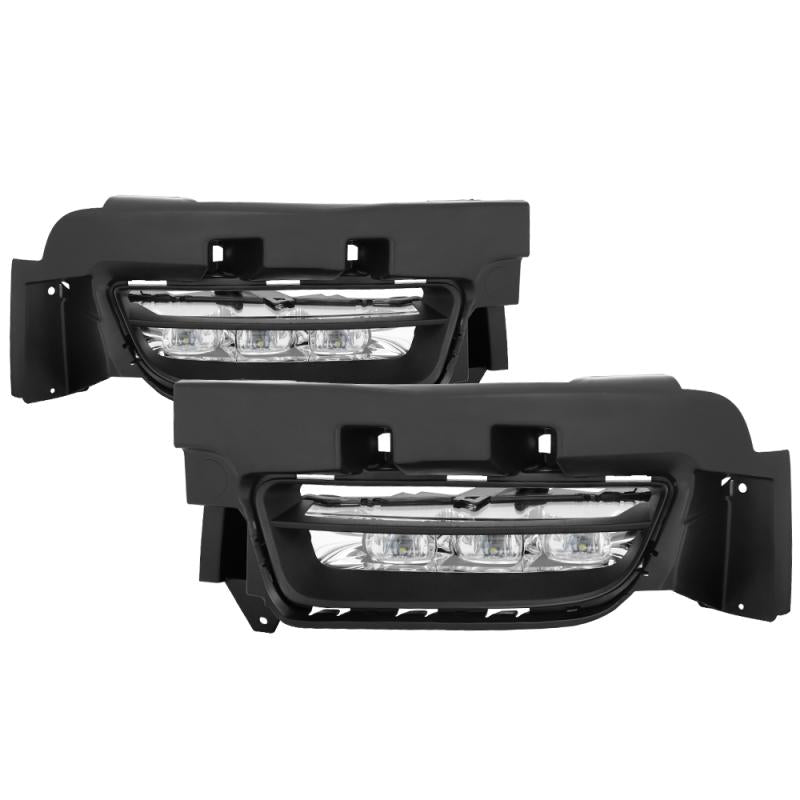 Spyder Dodge Charger 2015-2016 OEM LED Fog Lights W/Universal Switch- Clear FL-DCH2015-LED-C 5082985 Main Image