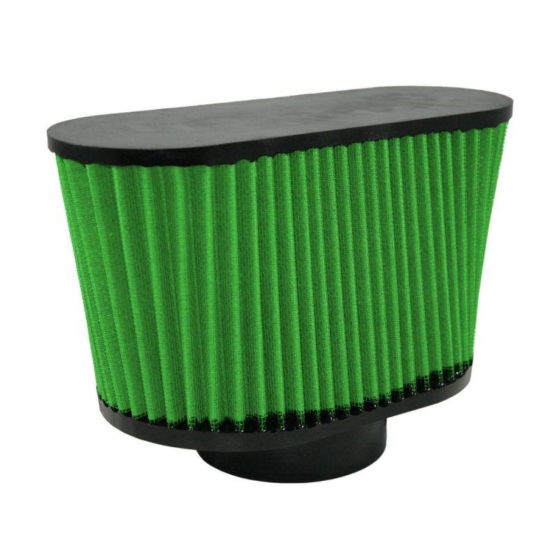 Green Filter Clamp On Oval Filter - ID 3.75in / Base 8.69in x 5.69in / Top 10.81in x 3.94in / H 6in 7020 Main Image