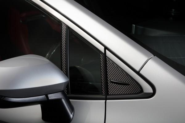 TOM'S Racing Carbon Sheet (A-Pillar) for Toyota Corolla Hatchback (2019+) / GR Corolla Hatchback (2023+)