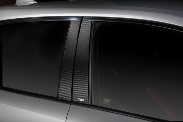TOM'S Racing Carbon Sheet (B-Pillar) for 2019+ Toyota Corolla Hatchback