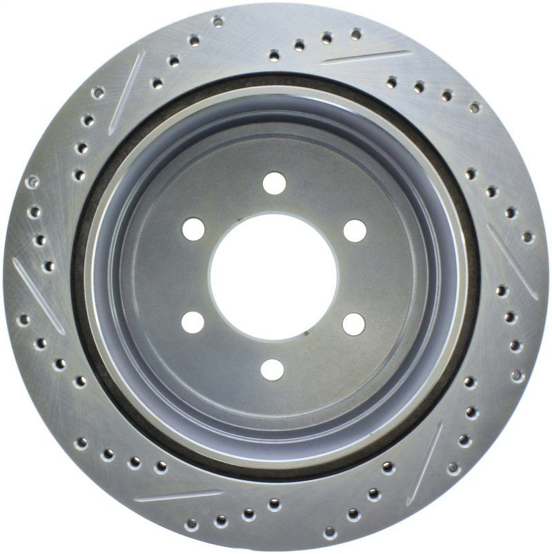 StopTech Select Sport 04-11 Ford F-150 SportStop Slotted & Drilled Rear Left Rotor 227.65102L