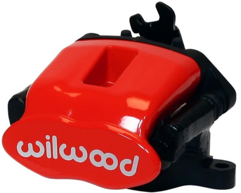 Wilwood Caliper-Combination Parking Brake-Pos 6-L/H-Red 41mm piston .81in Disc 120-10112-6-RD