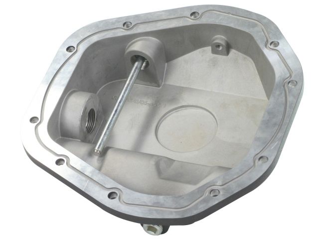 aFe Pro Series Rear Differential Cover Black w/ Machined Fins: Ford F-250/