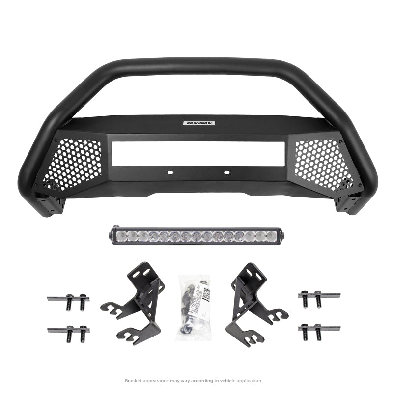 Go Rhino 16-20 Nissan Titan XD RC4 LR Complete Kit - w/GR Light - Tex Blk 5422620LT