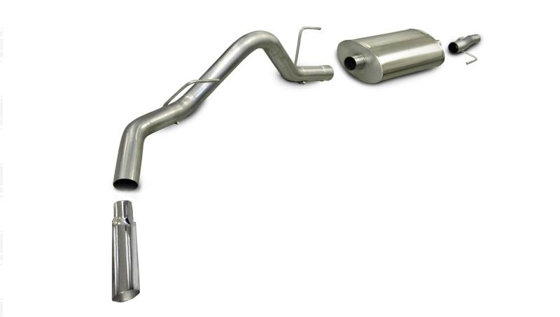 Corsa/dB 06-08 Ford F-150 SuperCrew/6.5ft Bed 4.6L V8 Polished Sport Cat-Back Exhaust 24383 Main Image