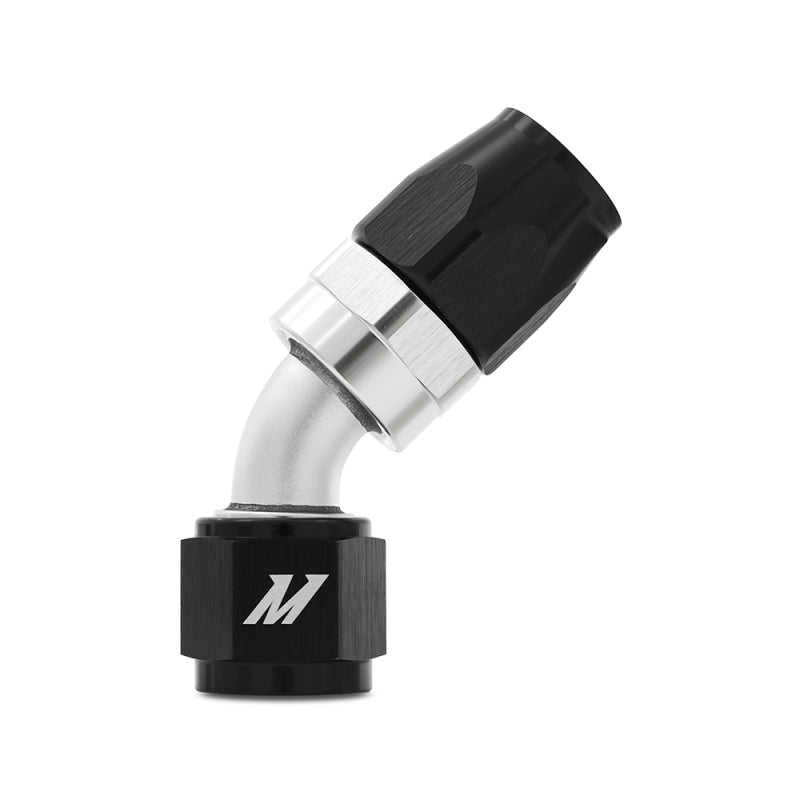 Mishimoto Aluminum -4AN 45 Degree Fitting - Black MMFT-SW-04-45