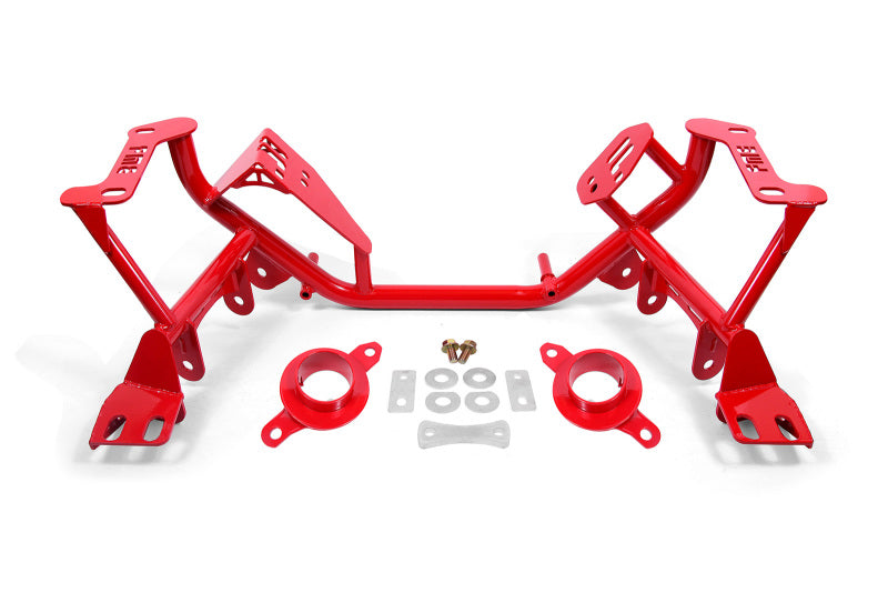 BMR 79-95 Ford Mustang K-Member Standard Version w/Spring Perches - Red KM732R