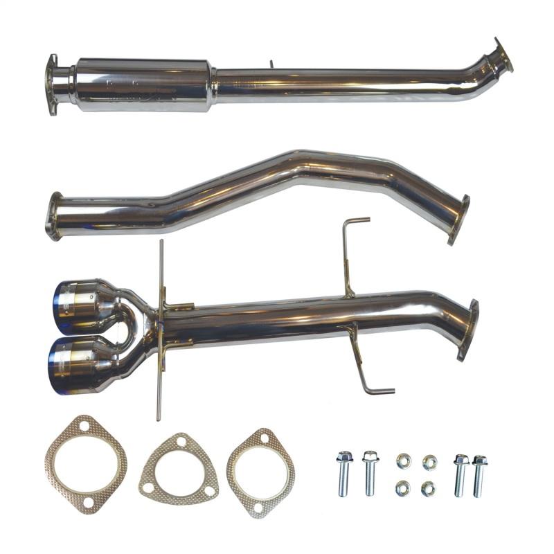 Injen 17-20 Honda Civic Si 1.5L Turbo (Sedan Only) 3in Cat-Back Stainless Steel Exhaust SES1581TT Main Image