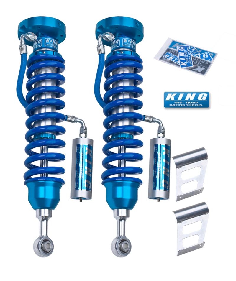 King Shocks 2007+ Toyota Tundra 2.5 Dia Front Coilover w/Remote Reservoir (Pair) 25001-143 Main Image