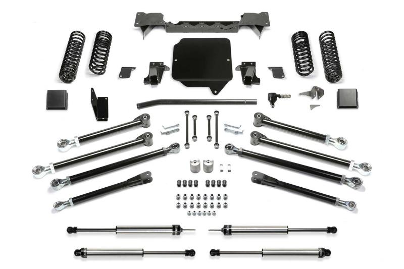 Fabtech 2020 Jeep Gladiator JT 4WD 5in Crawler System w/DL 2.25 N/R Shocks K4177DL Main Image