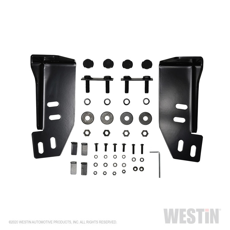 Westin 17-21 Ford F-250/350 HDX Bandit Rear Bumper - Black 58-341125