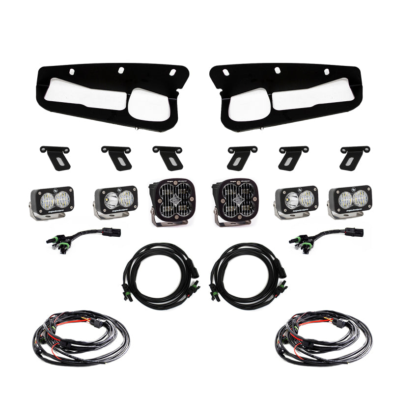 Baja Designs 2021+ Ford Bronco Clear SAE Fog Pocket Kit 447761