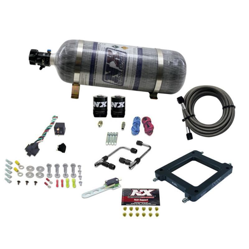 Nitrous Express Dominator Gemini Stage 6 Nitrous Kit w/Composite Bottle 60070-12 Main Image