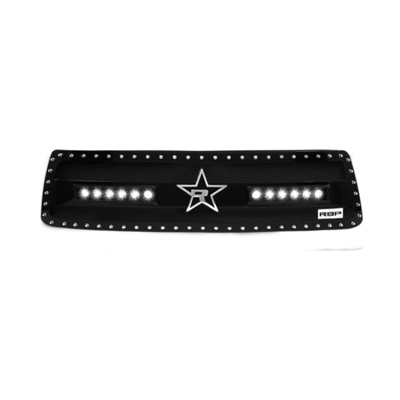 RBP RX-3 Midnight Edition Black LED Bar Grille (Studded) 10-13 Toyota Tundra (All) RBP-967960 Main Image