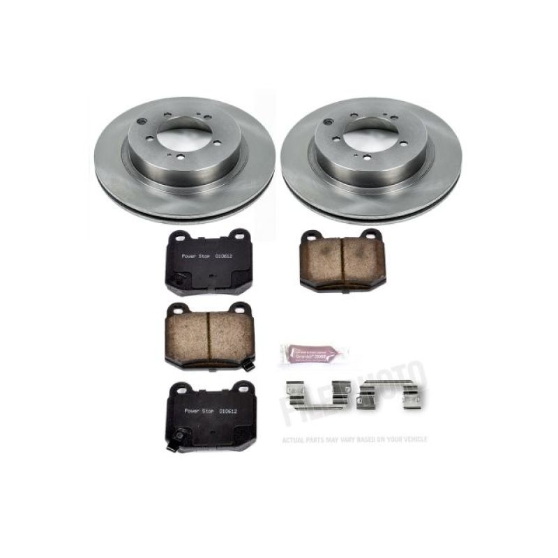 PowerStop PSB Autospecialty Kit Brakes, Rotors & Pads Brake Kits - OE main image