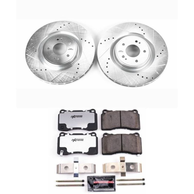 PowerStop PSB Z26 Street Warrior Kit Brakes, Rotors & Pads Brake Kits - Performance D&S main image