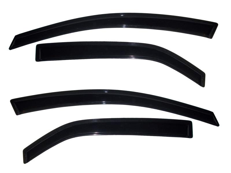 AVS 10-12 Kia Forte Ventvisor Outside Mount Window Deflectors 4pc - Smoke 94688 Main Image