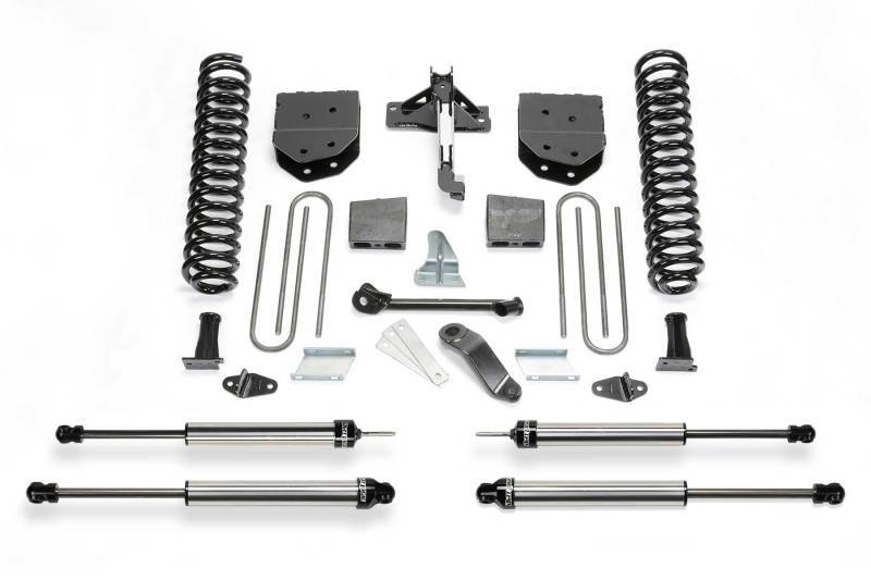 Fabtech 11-13 Ford F450/550 4WD 10 Lug 6in Basic System w/DL Shocks K2155DL Main Image