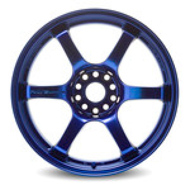 Gram Lights 57DR 19x10.5 +35 5-112 Sputter Blue Wheel WGI635MSE
