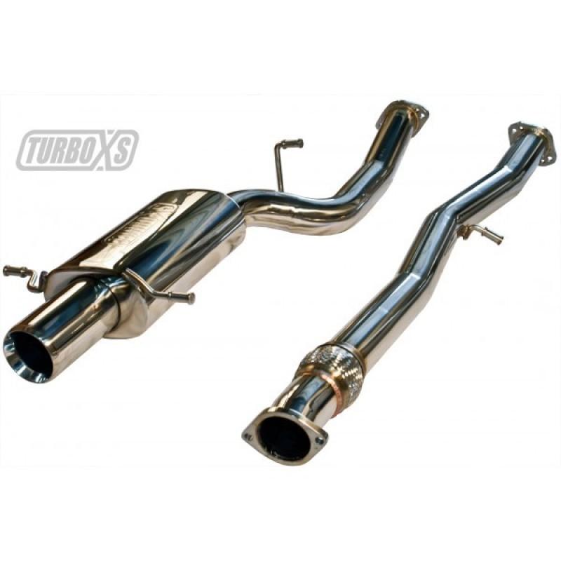 Turbo XS 02-07 WRX-STi Catback Exhaust Polished Tips txs-WS02-CBE Main Image