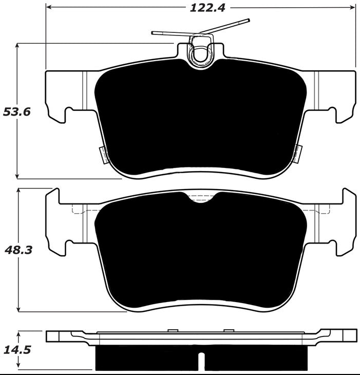 Porterfield Brake Pads for 2016 HONDA CIVIC Coupe