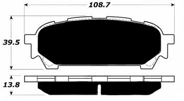 Porterfield Brake Pads for 2005 SUBARU IMPREZA 5 DOOR