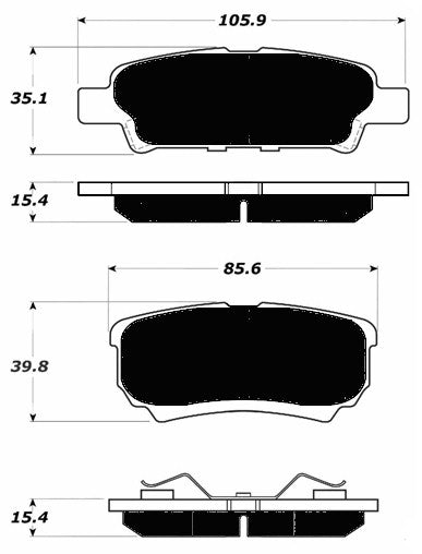 Porterfield Brake Pads for 2007 JEEP PATRIOT