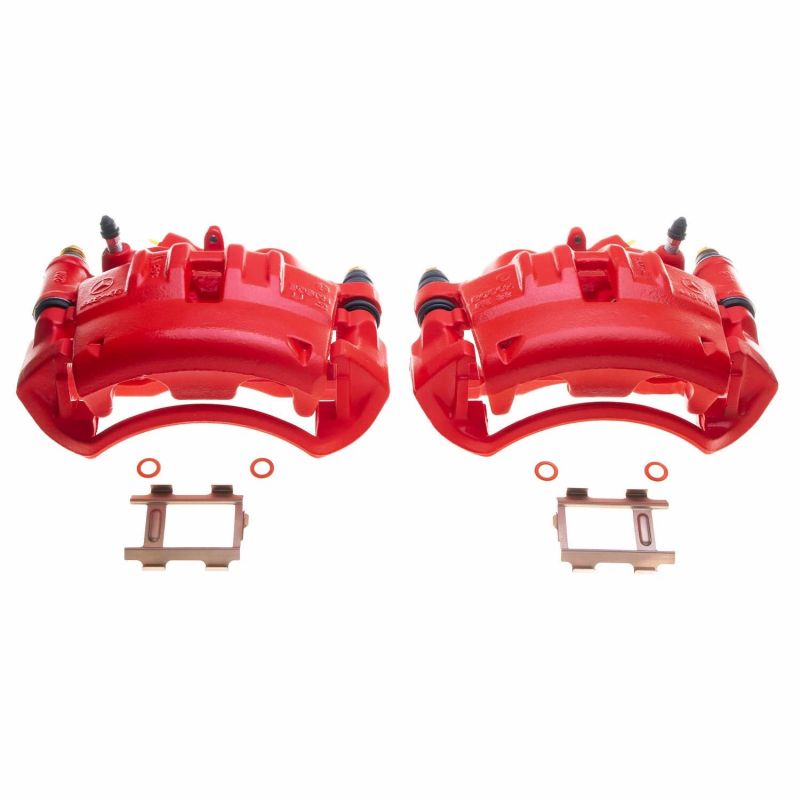 PowerStop PSB Red Calipers Brakes, Rotors & Pads Brake Calipers - Perf main image