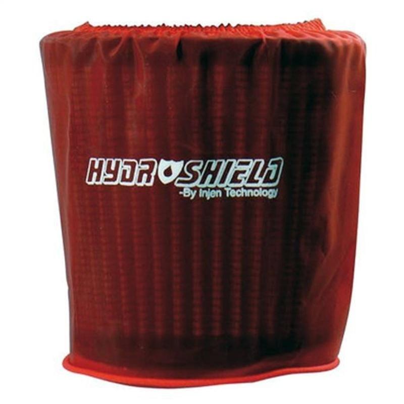 Injen Red Water Repellant Pre-Filter fits X-1010 X-1011 X-1017 X-1020 5in Base/5in Tall/4in Top 1035RED Main Image