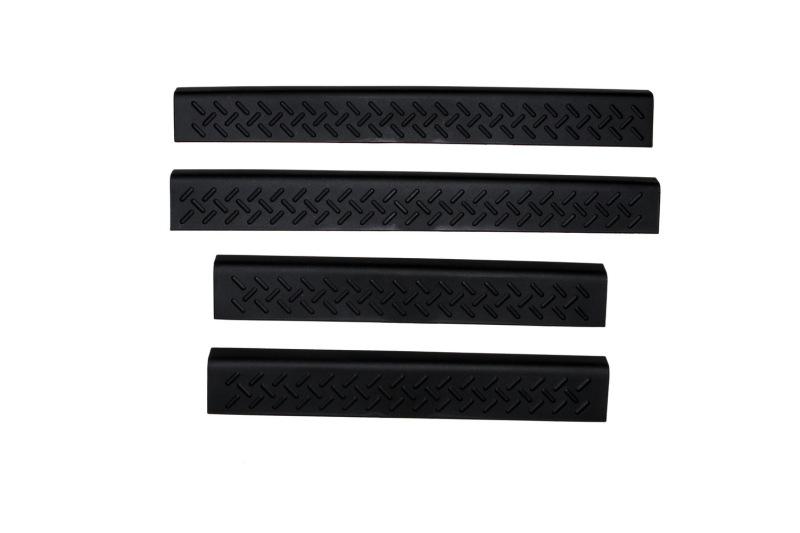 AVS 04-08 Ford F-150 Standard Cab Stepshields Door Sills 4pc - Black 91236 Main Image