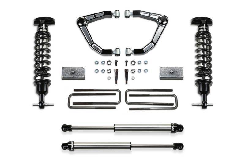 Fabtech 2019 GM C/K1500 3in Alum. UCA System w/Bushing Rod Ends w/DL 2.5 Coils & DL 2.25 Shocks K1144DL Main Image