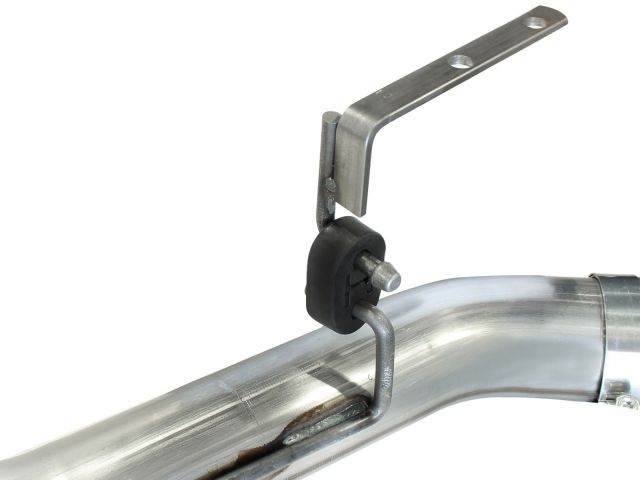 aFe ATLAS 4in Aluminized Steel DPF-Back Exhaust System w/Black Tip: GM Die