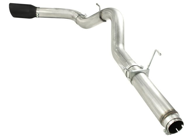 aFe  POWER 49-42016-B Large Bore-HD 5" 409 SS DPF-Back Exhaust System