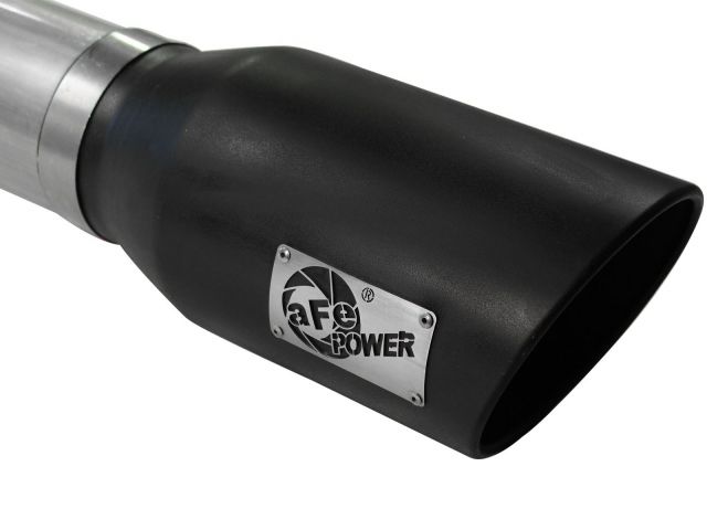 aFe  POWER Large Bore-HD 5" 409 SS DPF-Back Exhaust System