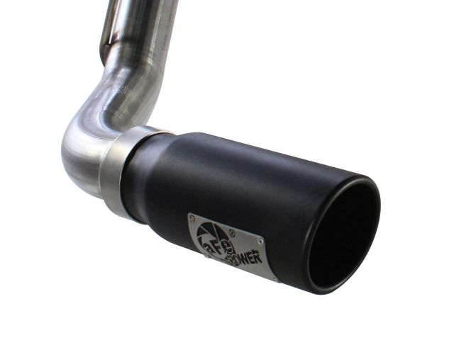 aFe MACH Force-Xp 3in Stainless Steel Cat-Back Exhaust System w/Black Tip: