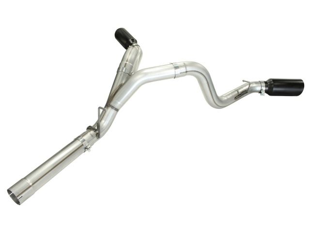 aFe  POWER 49-44043-B Large Bore-HD 4" 409 SS DPF-Back Exhaust System