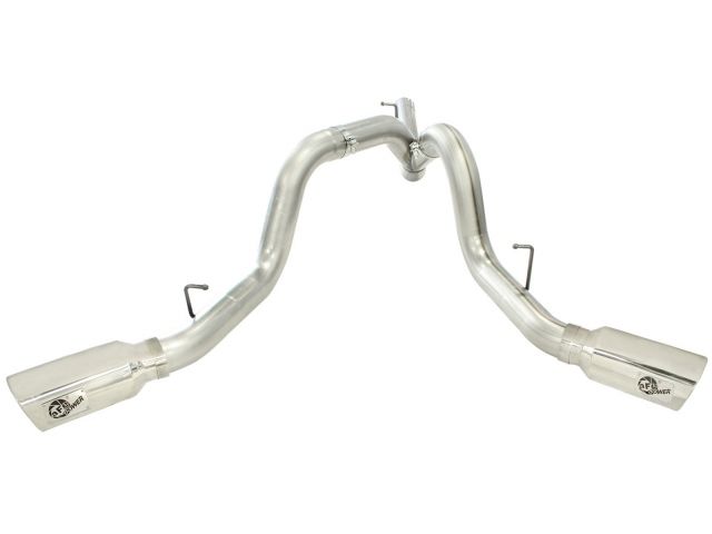 aFe  POWER 49-44043-P Large Bore-HD 4" 409 SS DPF-Back Exhaust System