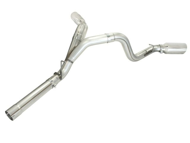 aFe  POWER 49-44043-P Large Bore-HD 4" 409 SS DPF-Back Exhaust System