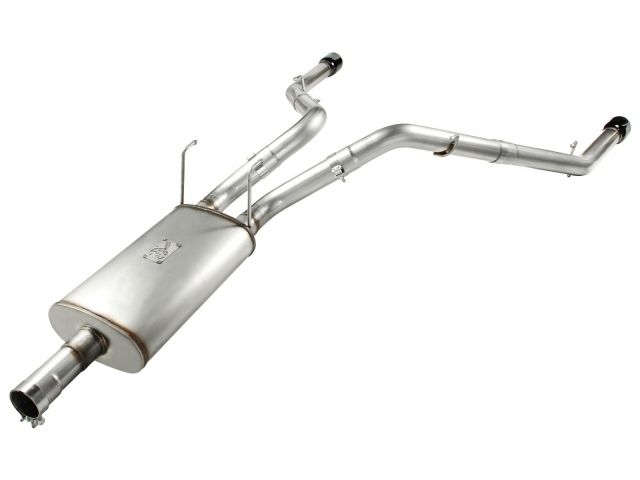 aFe Mach Force-Xp 3in Cat-Back Exhaust System with Dual Gloss Black Tips -