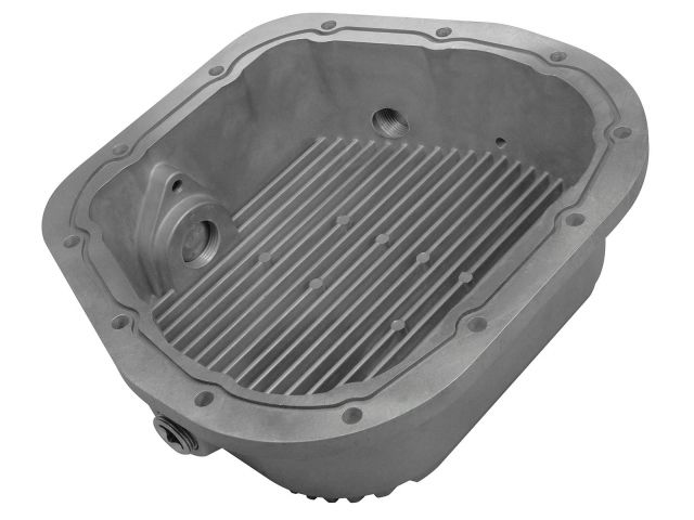 aFe Street Series Rear Differential Cover Raw w/ Machined Fins : Ford F-15