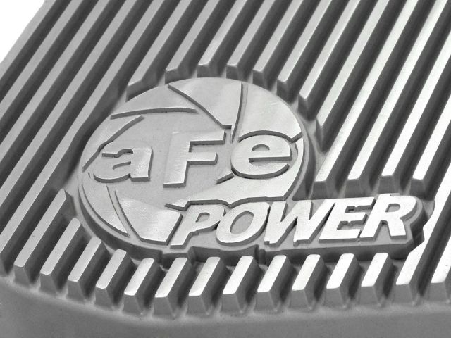 aFe Street Series Rear Differential Cover Raw w/ Machined Fins : Ford F-15