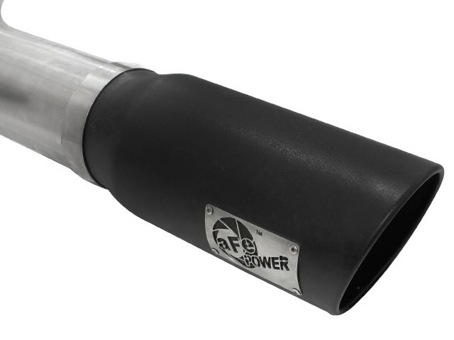 aFe  POWER Large Bore-HD 5" 409 Stainless Steel DPF-Back Exhaust System