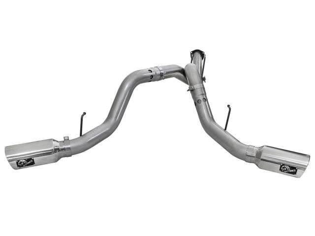 aFe  POWER 49-43065-P Large Bore-HD 4" 409 SS DPF-Back Exhaust System