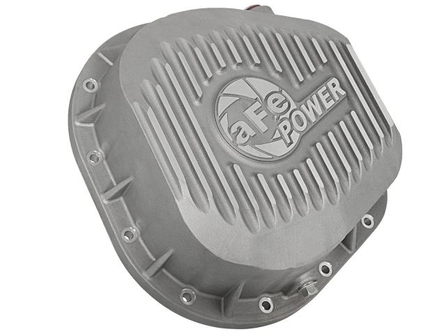 aFe Street Series Rear Differential Cover Raw w/ Machined Fins : Ford F-25