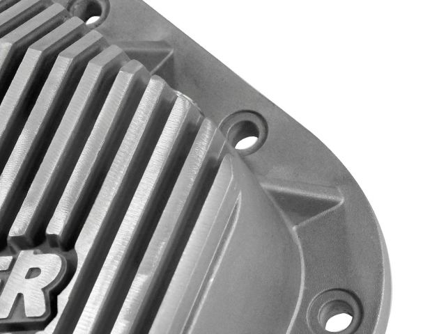 aFe Street Series Front Differential Cover Raw w/ Machined Fins : Ford F-2